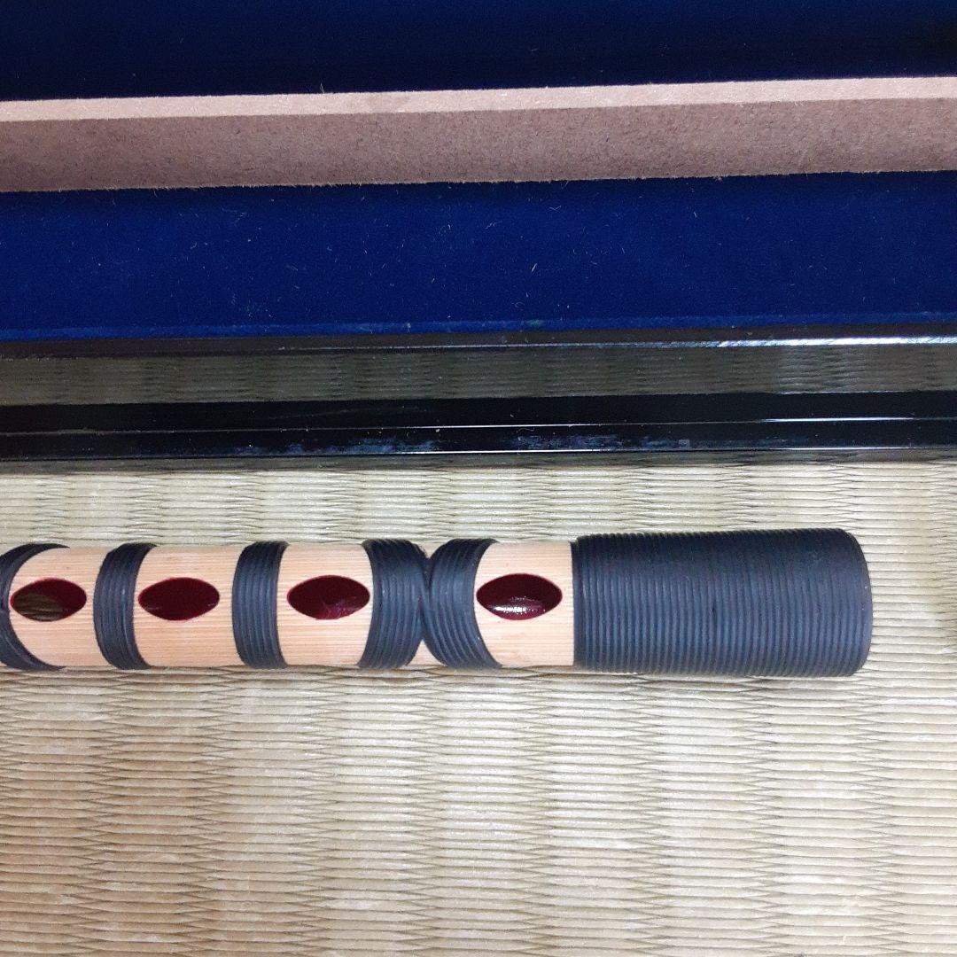 雅楽　篳篥　籐巻き　リード、ケース付き