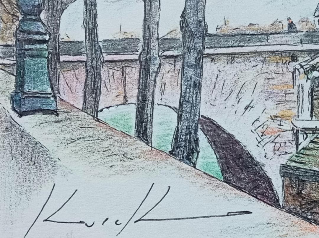 GP119★原画を飾る！！★師：平山郁夫★東京芸大卒★有名百貨店人気作家