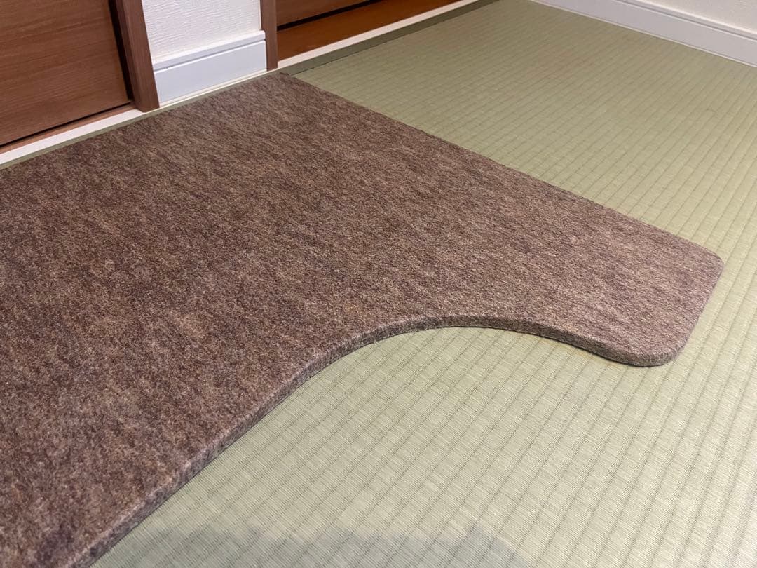 ピアノ用 床補強ボード【大きめサイズ161cm×65cm】ブラウン