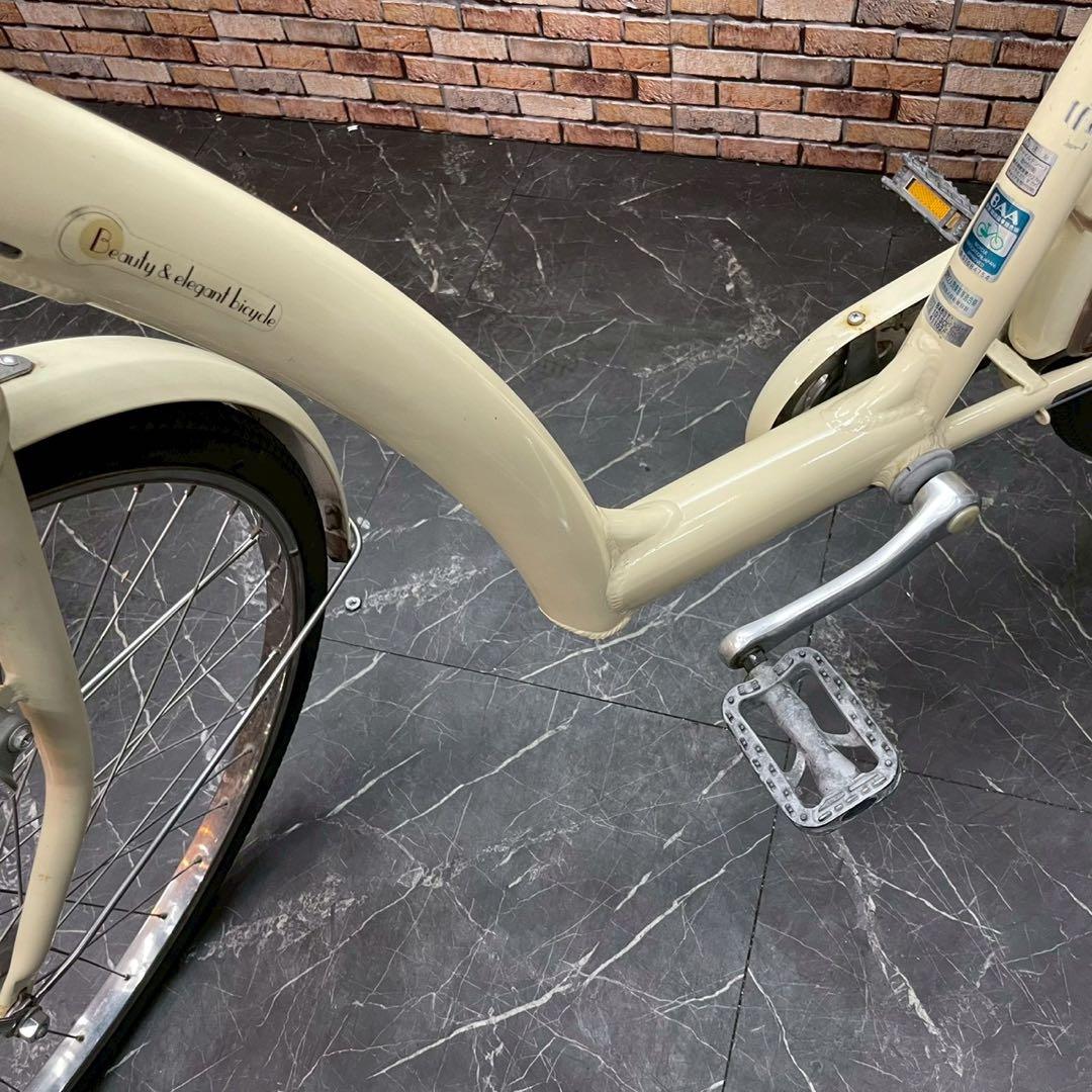 【79】一般車 ママチャリ ブリヂストン BEAUTEボーテ クリーム