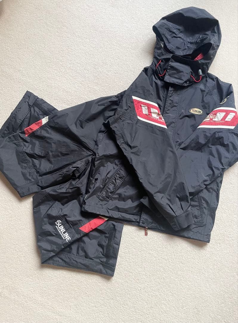 サンラインGORE-TEXゴアテックスフィッシングスーツ Mサイズ釣り海釣り