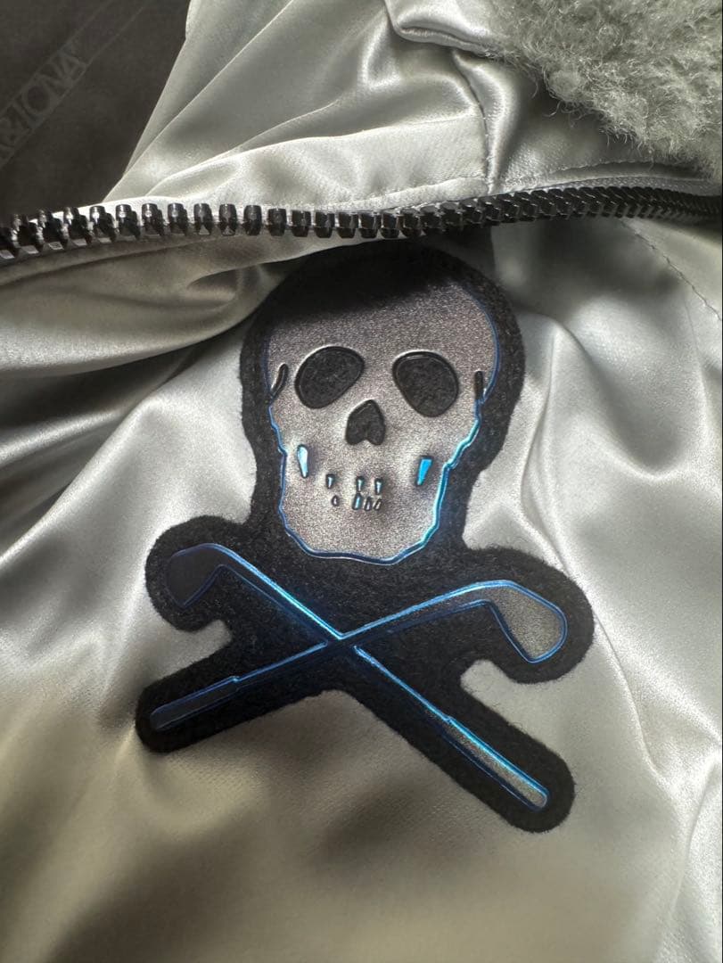 マークアンドロナ　ダウンベスト　シルバー　38 メンズS レディースM L 新品