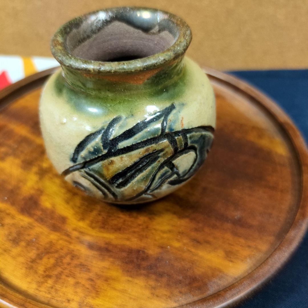 金城次郎〜小壺(真作保証、次印有り)