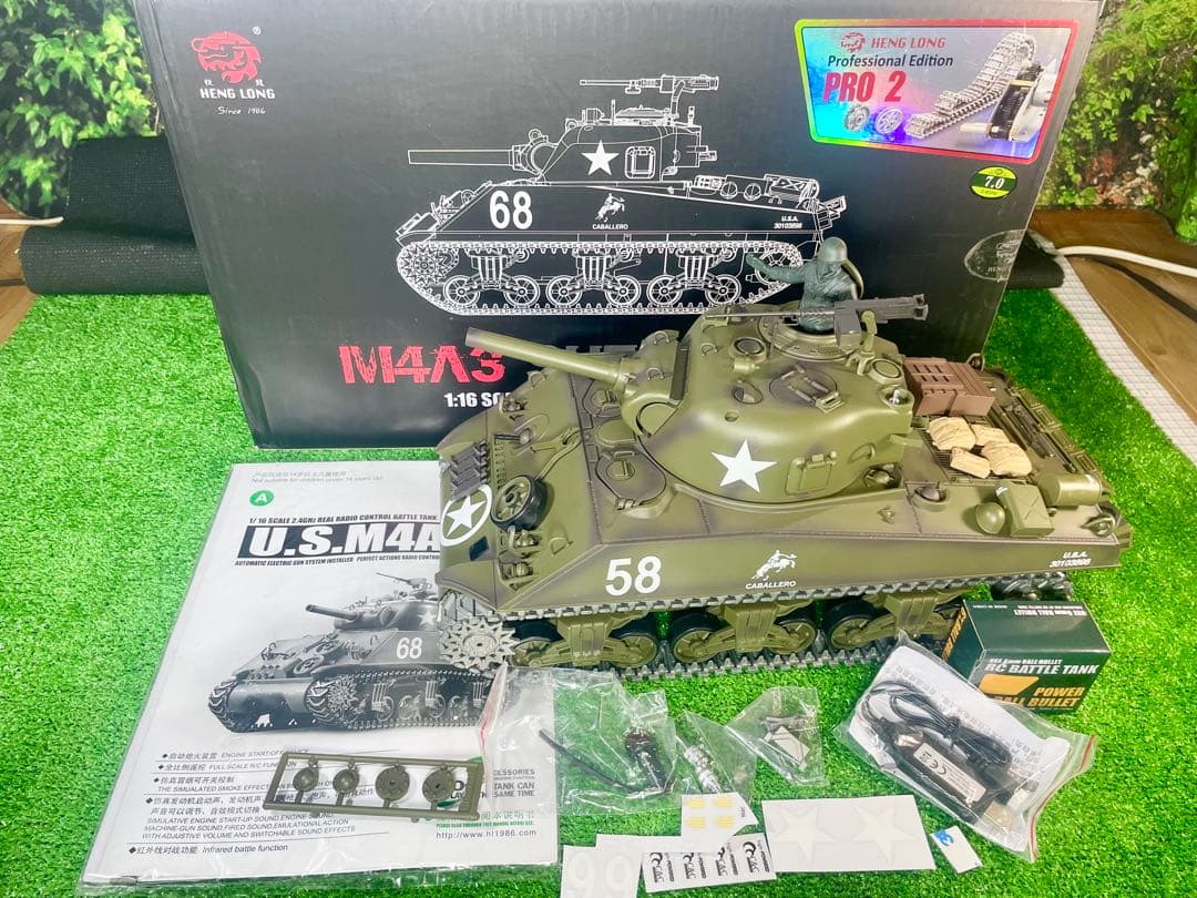 砲身リコイル&メタル版 ヘンロン1/16 U.S. M4A3 SHERMAN