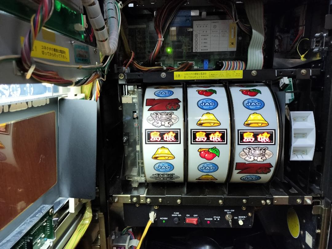 【パチスロ実機】オリンピア★島娘25【オートプレイ付不要機付】４号機・レア