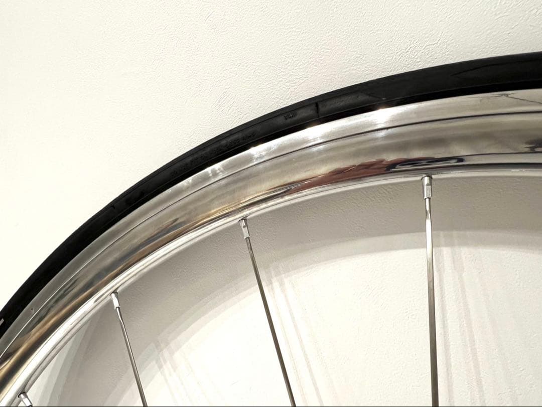 ピスト用希少DT-SWISS RR-511ポリッシュ加工　　ハブ&チタンコグ付