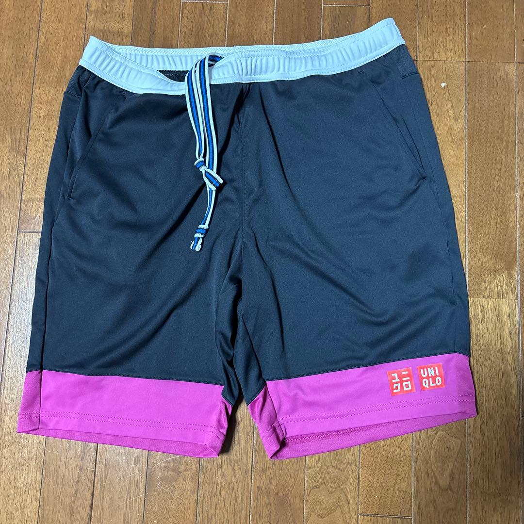 【値下げ交渉可】美品！レア！錦織UNIQLO シャツ・ショートパンツセット上下L