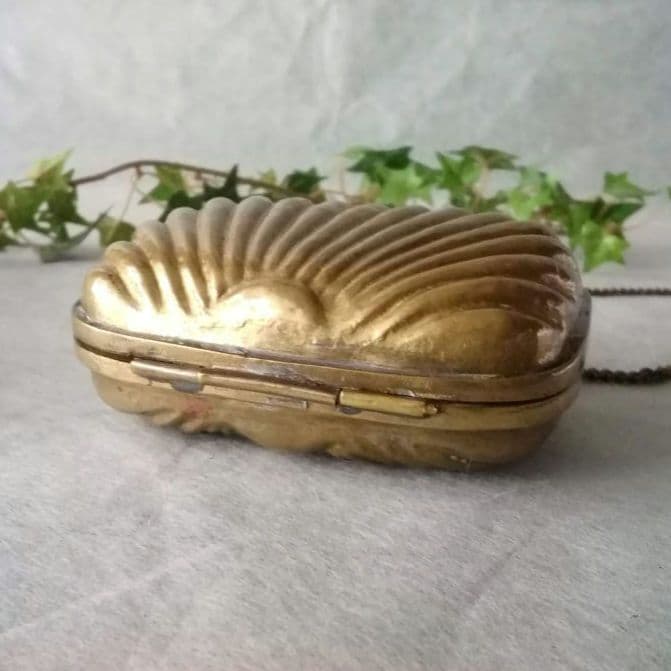 アンティーク　アールデコ　ブラス製　婦人パーティーバック　パース　アメリカ