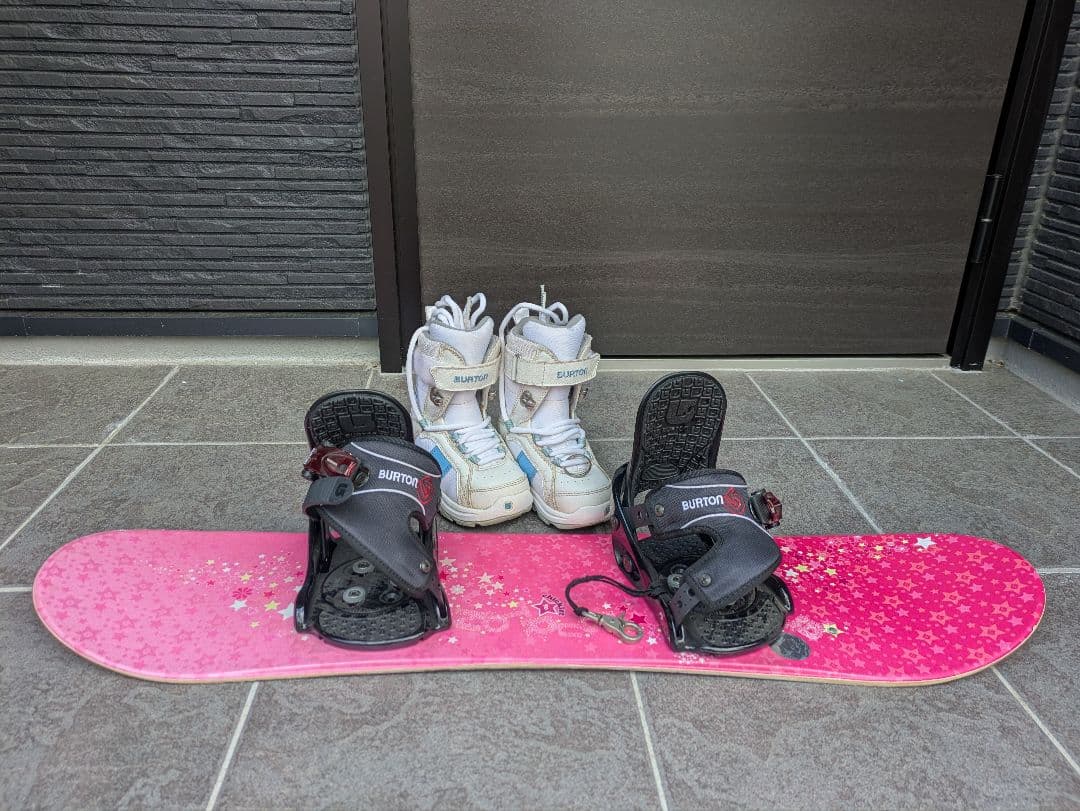 Burton スノーボードセット ピンク 11C