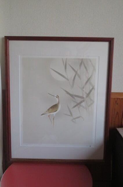 上村　淳之「月明」オリジナルリトグラフ　直筆サイン印章有り真作