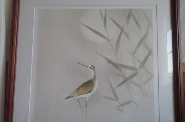 上村　淳之「月明」オリジナルリトグラフ　直筆サイン印章有り真作