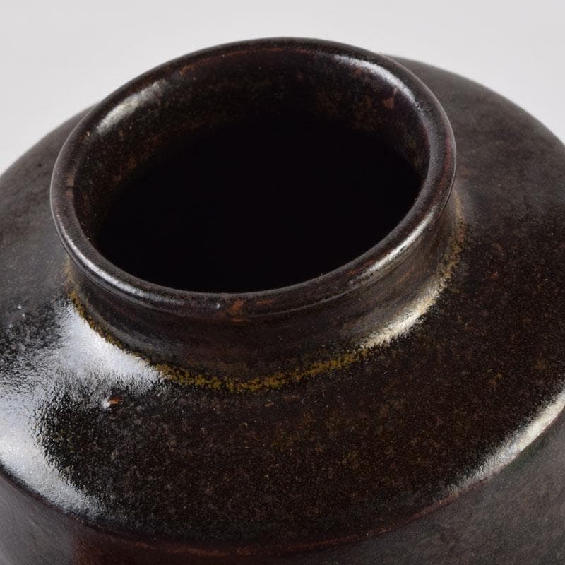 茶道具　古瀬戸　祖母懐茶入　銘清香　仕覆付　松尾流不染斎極め箱　V　8590