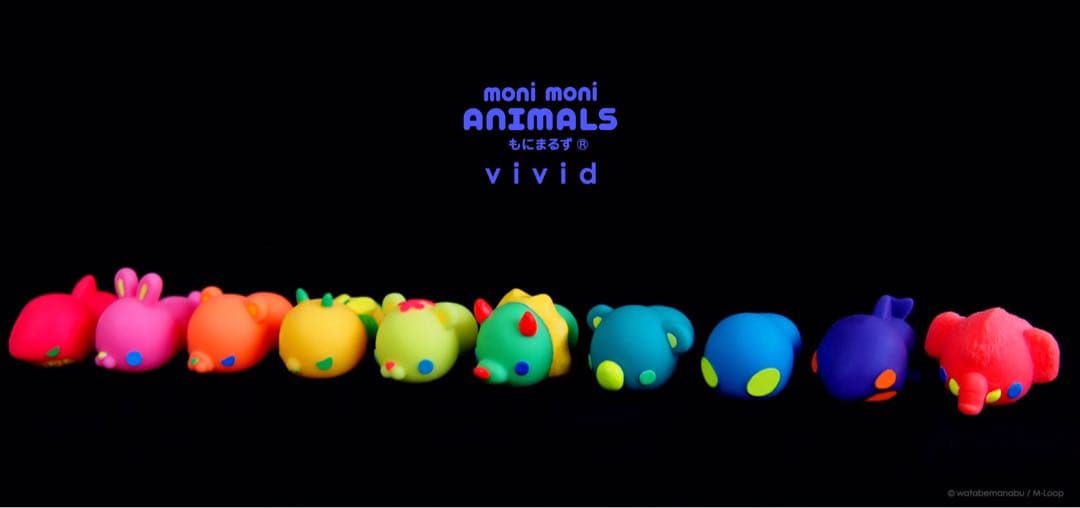 もにまるず　ビビッドカラー　シャチ