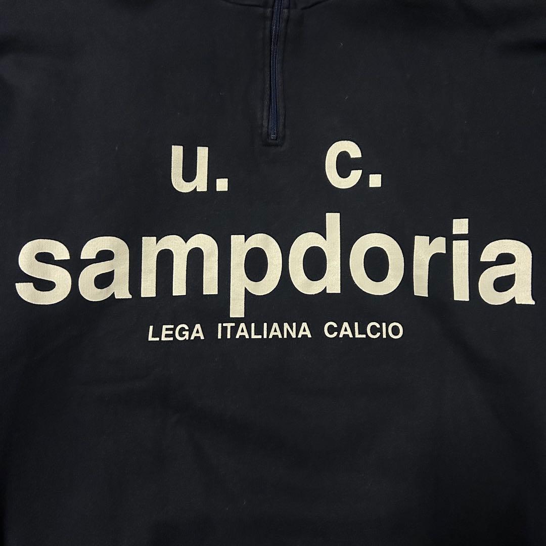 【激レア】90s サンプドリア ハーフジップトップ セリエA