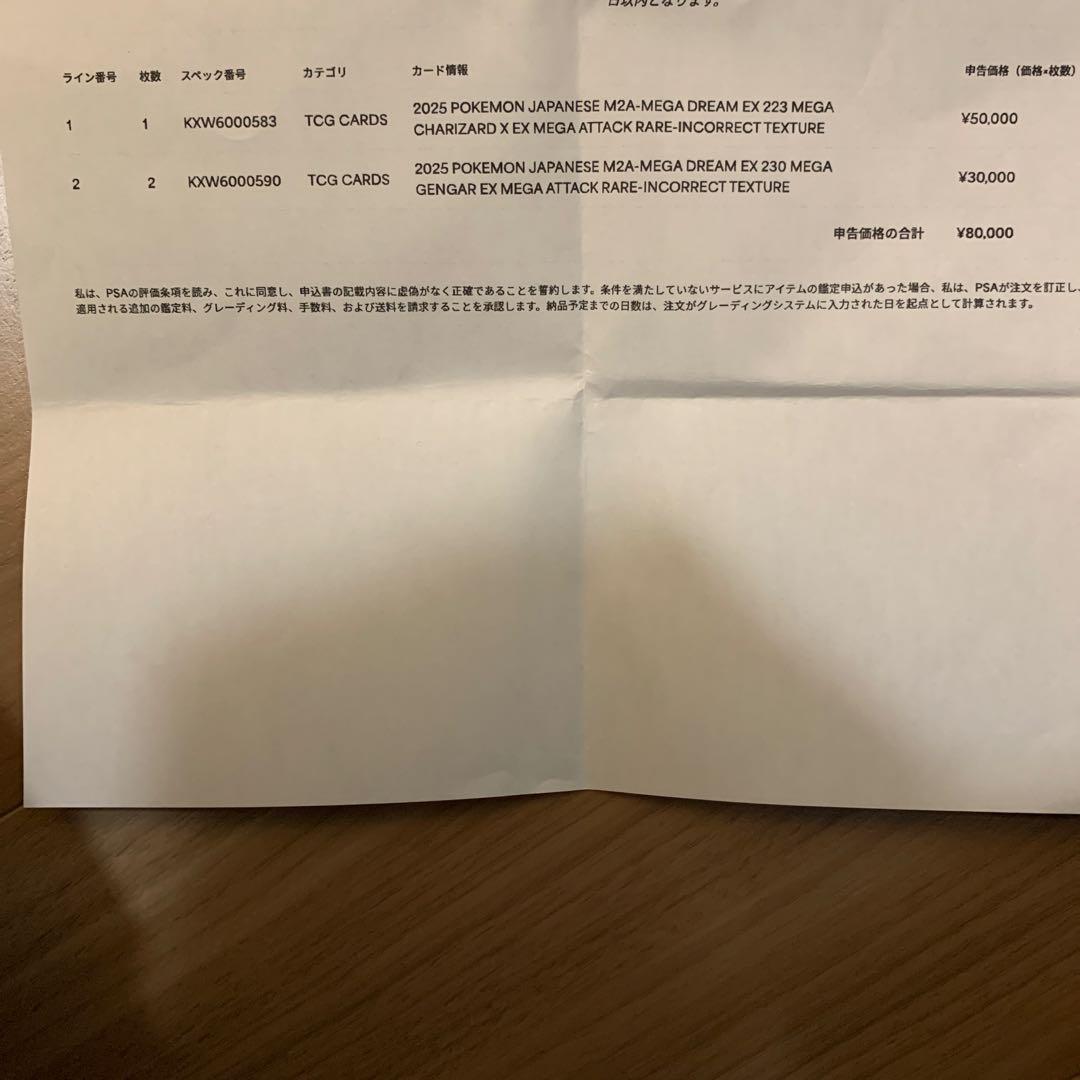 中国語エラー　リザードンX MA PSA10