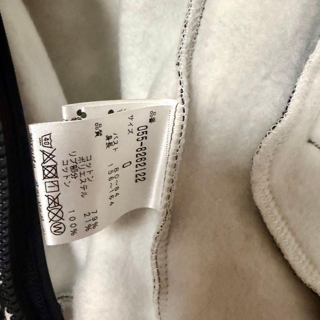 PEARLY GATES 裏起毛星柄 ジップアップジャケット＋サンバイザー2点