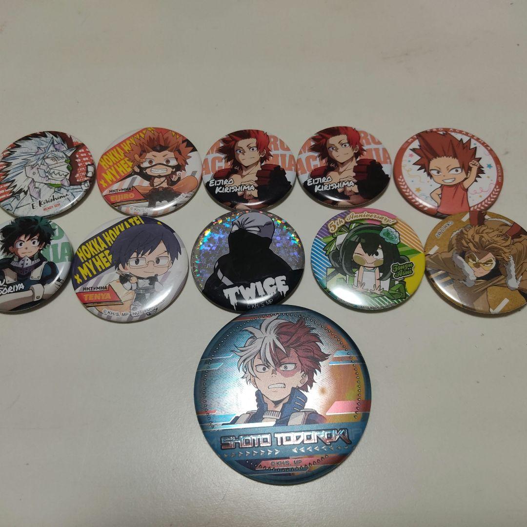 ヒロアカ　缶バッチ　まとめ売り　バラ売り可　緑谷出久　轟焦凍　切島鋭児郎