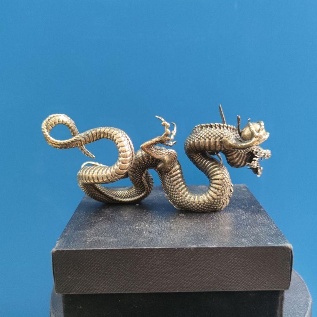 銅製 神龍 中国龍 鎮宅 辟邪 開運 風水 招財 装飾品 工芸品 置物