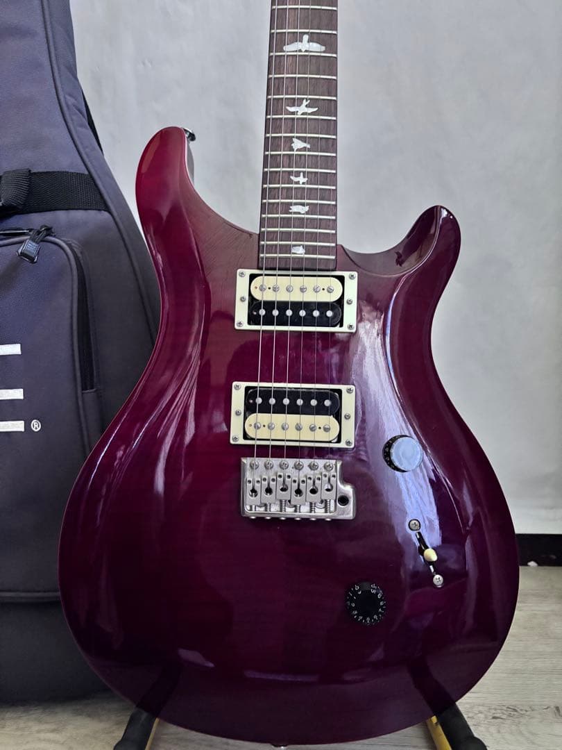 PRS SE Custom 24ポールリードスミスブラックチェリー美品ケース付き