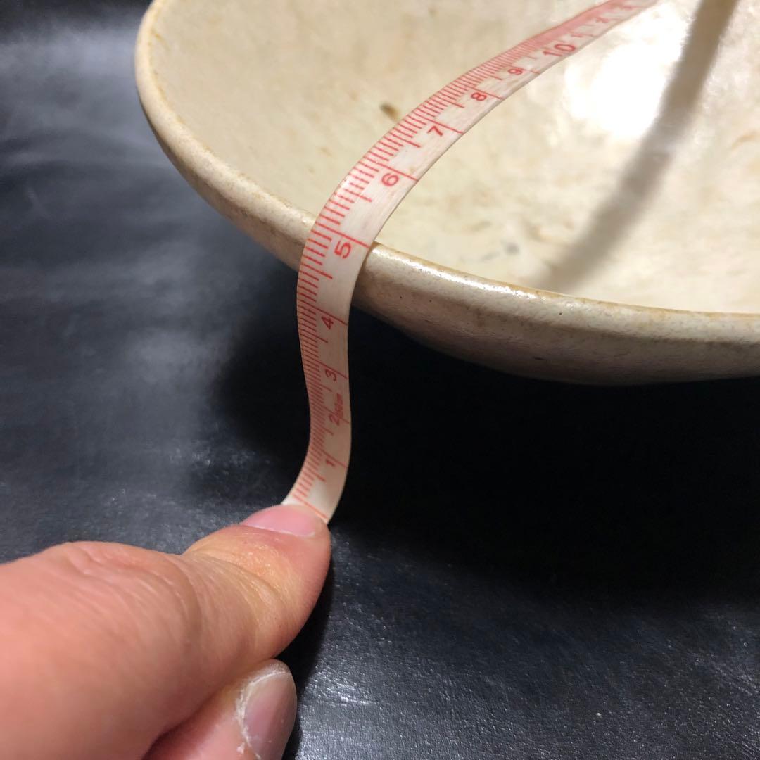 美しい古美術◾️蔵からクリームチーズケーキの様な美しい釉薬の抹茶茶碗が出て来ました