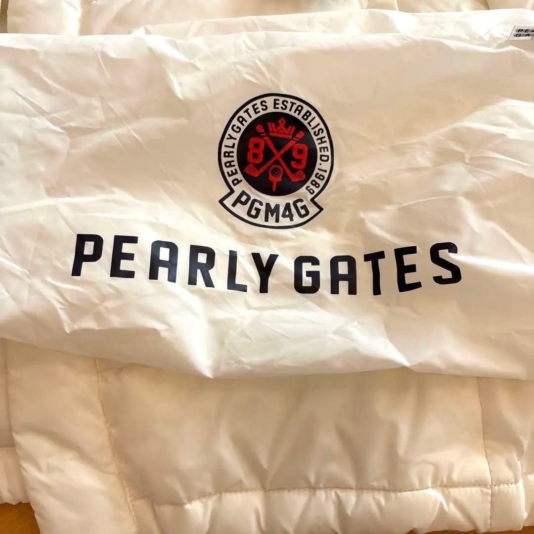 パーリーゲイツ　ダウンジャケット　ツーウェイ　白　メンズ　エルサイズ（5）