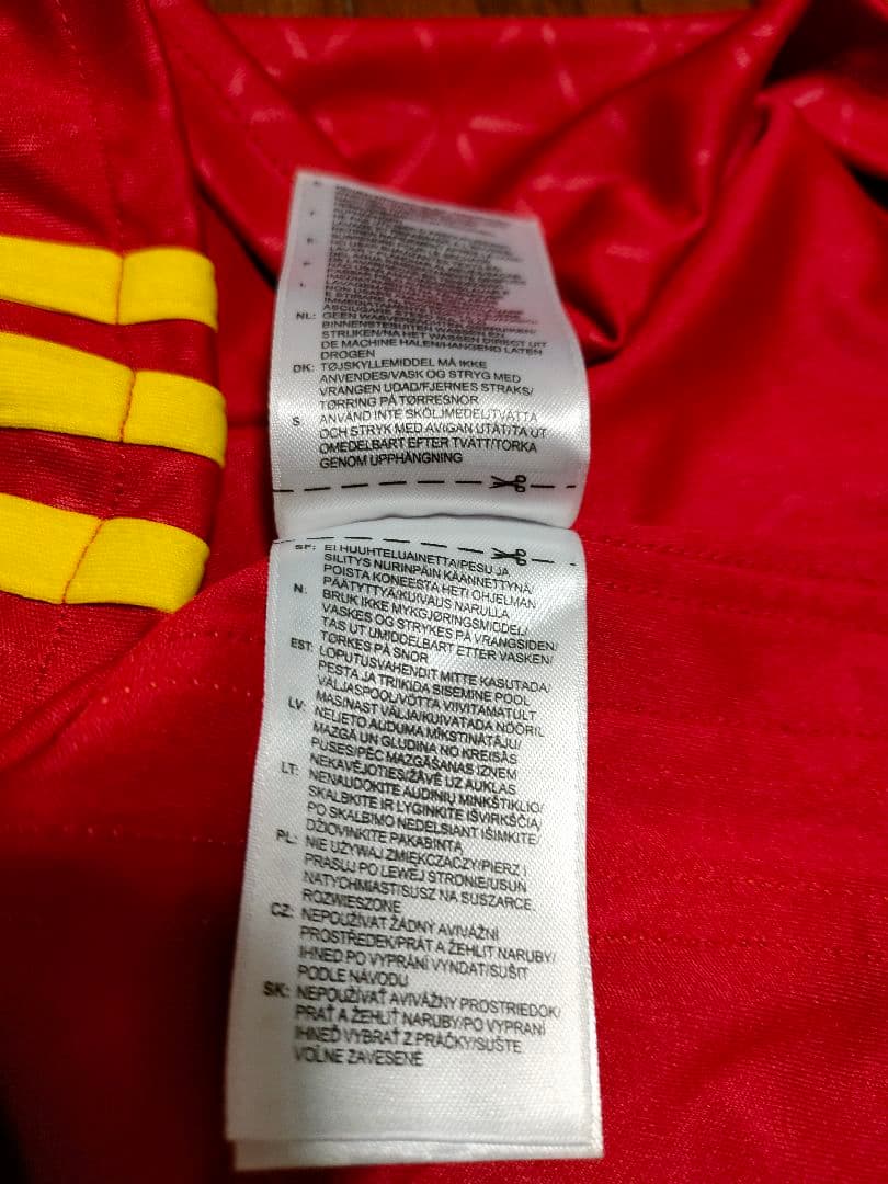 スペイン代表ダビド・シルバ　2016年UEFA EURO サッカーユニフォーム