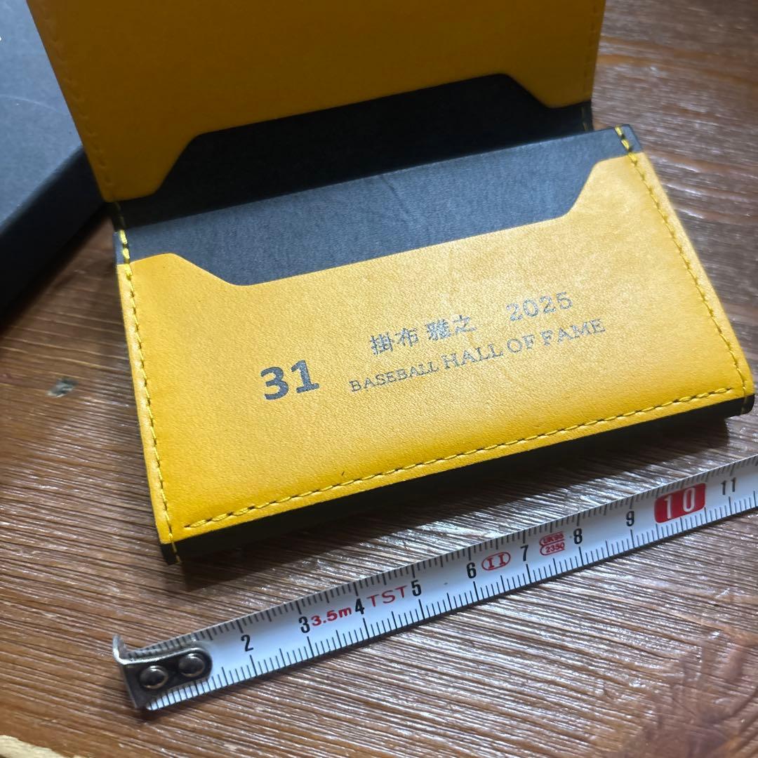 掛布雅之野球殿堂入り記念BASEBALL HALL OF FAME 名刺入れ