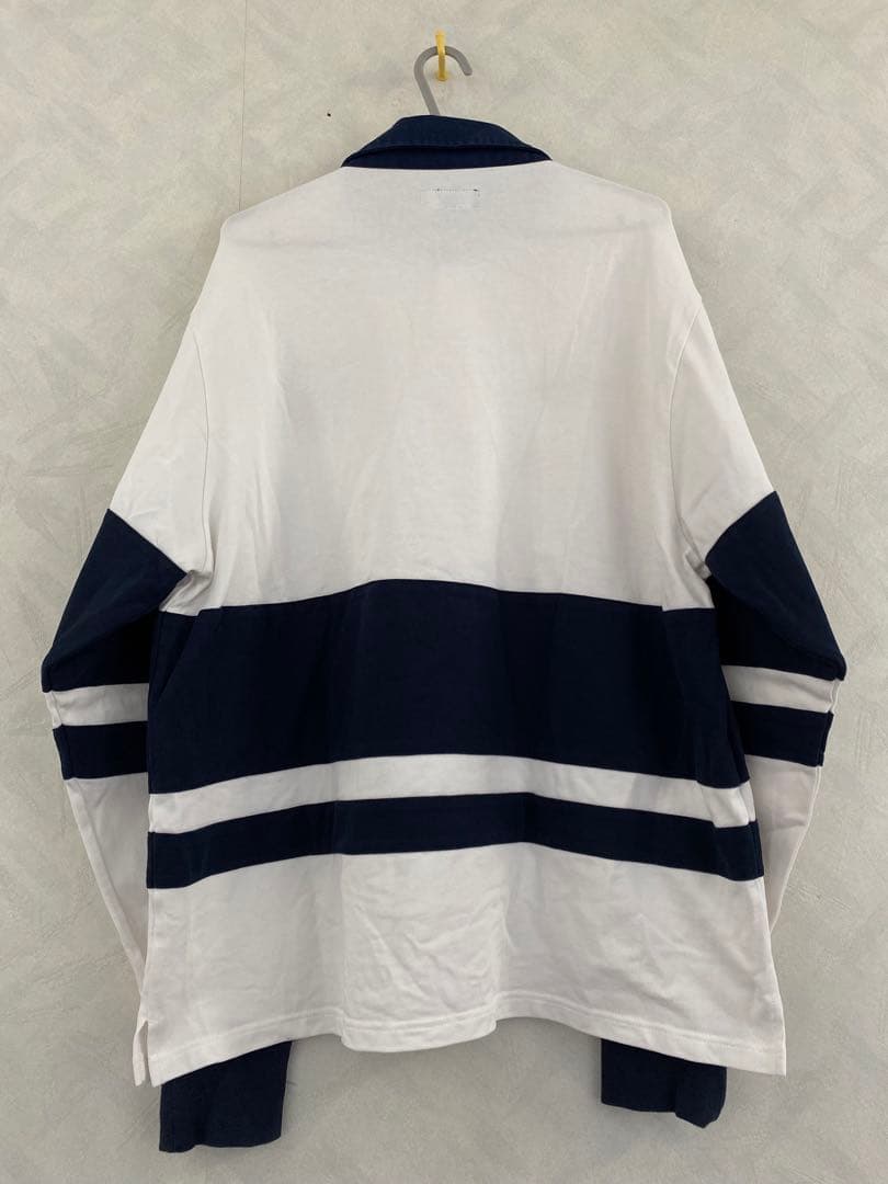 美品 ラファイエット LFYT LAFAYETTE ラガーシャツ L 襟付き