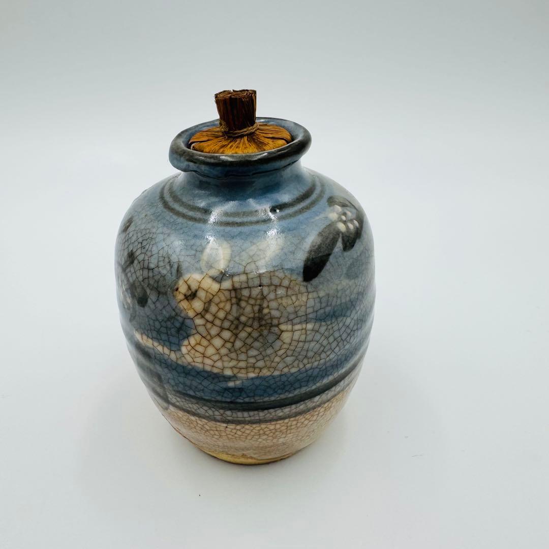 【時代　弥平太作　ふりだし　仕覆　茶入　茶道具】骨董　アンティーク　インテリア