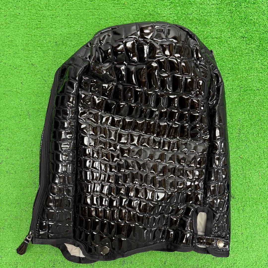 OUUL オウル アリゲーター キャディバッグ ゴルフバッグ ブラック