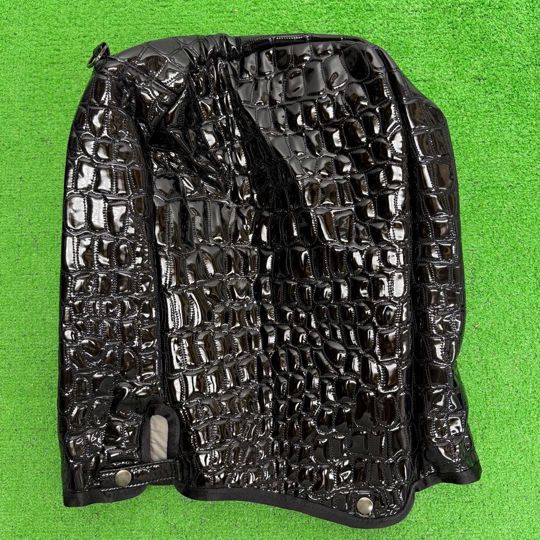 OUUL オウル アリゲーター キャディバッグ ゴルフバッグ ブラック