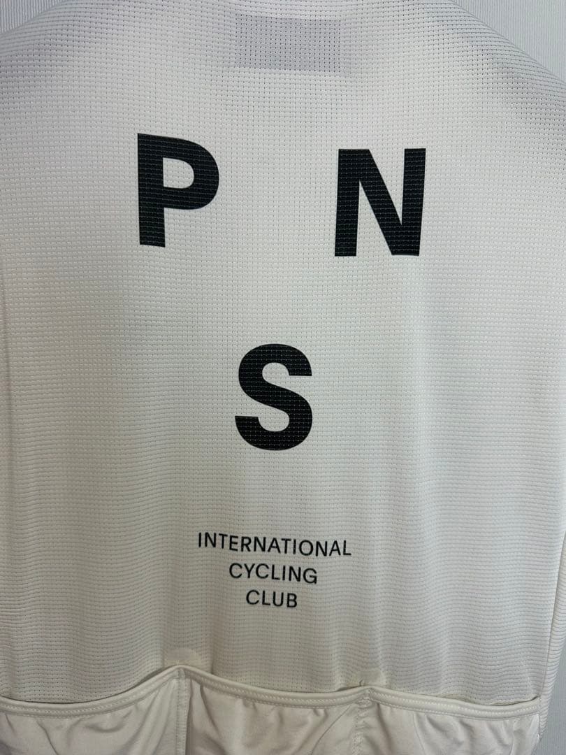 PAS NORMAL STUDIOS サイクルジャージ S ホワイト