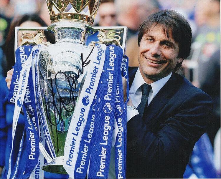 直筆サイン入り写真 アントニオ・コンテ FCインテル・ミラノ SA鑑定済