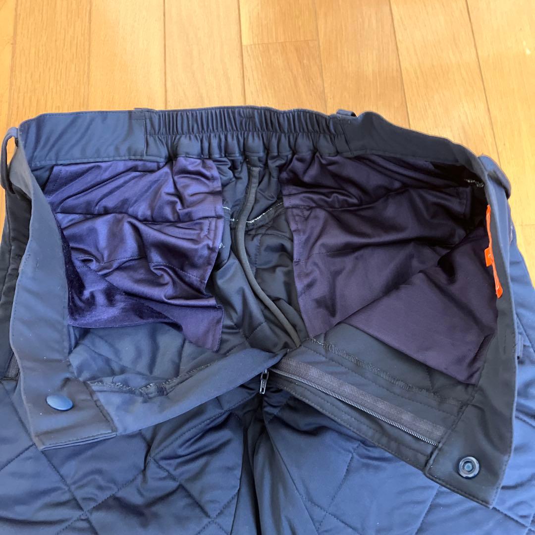 BEAMS GOLF キルティングパンツ ネイビー L