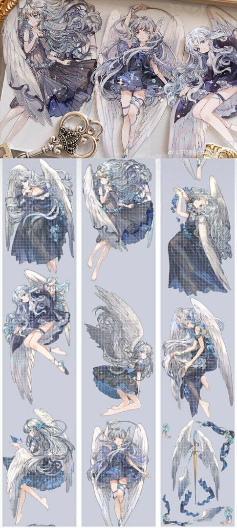 【739】最終値引き品　海外　マステ　人物　女の子