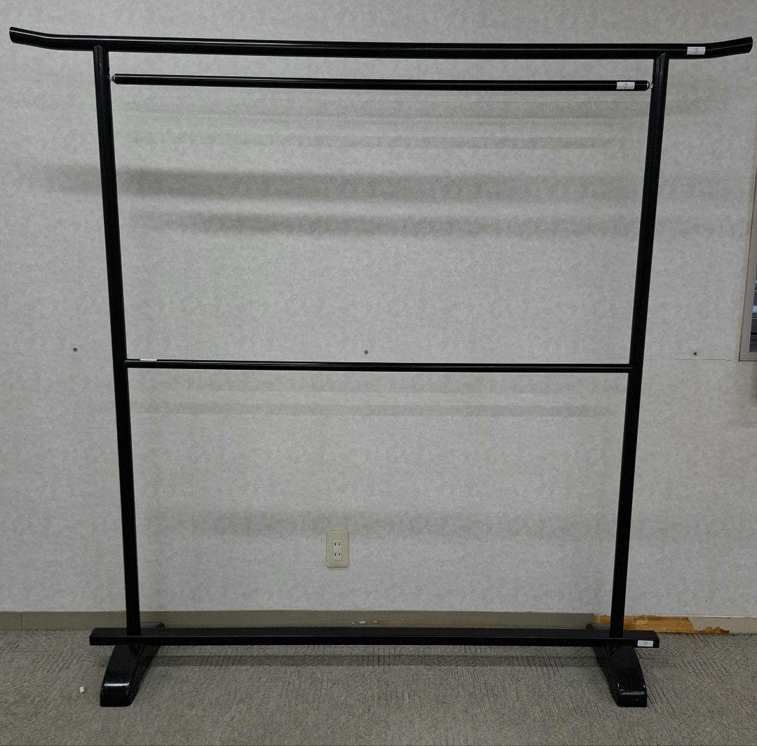 黒い衣桁１本　まとめ買い歓迎！