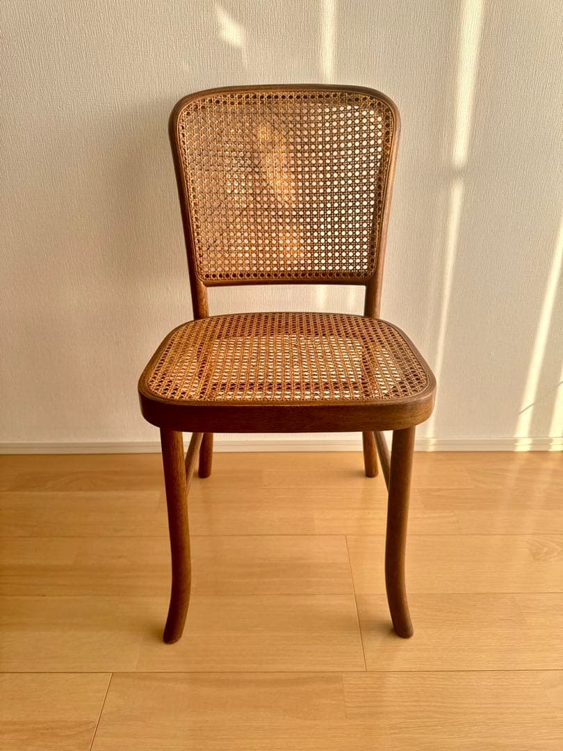 籐・ラタン　猫足アンティーク椅子　65年前の昭和レトロ