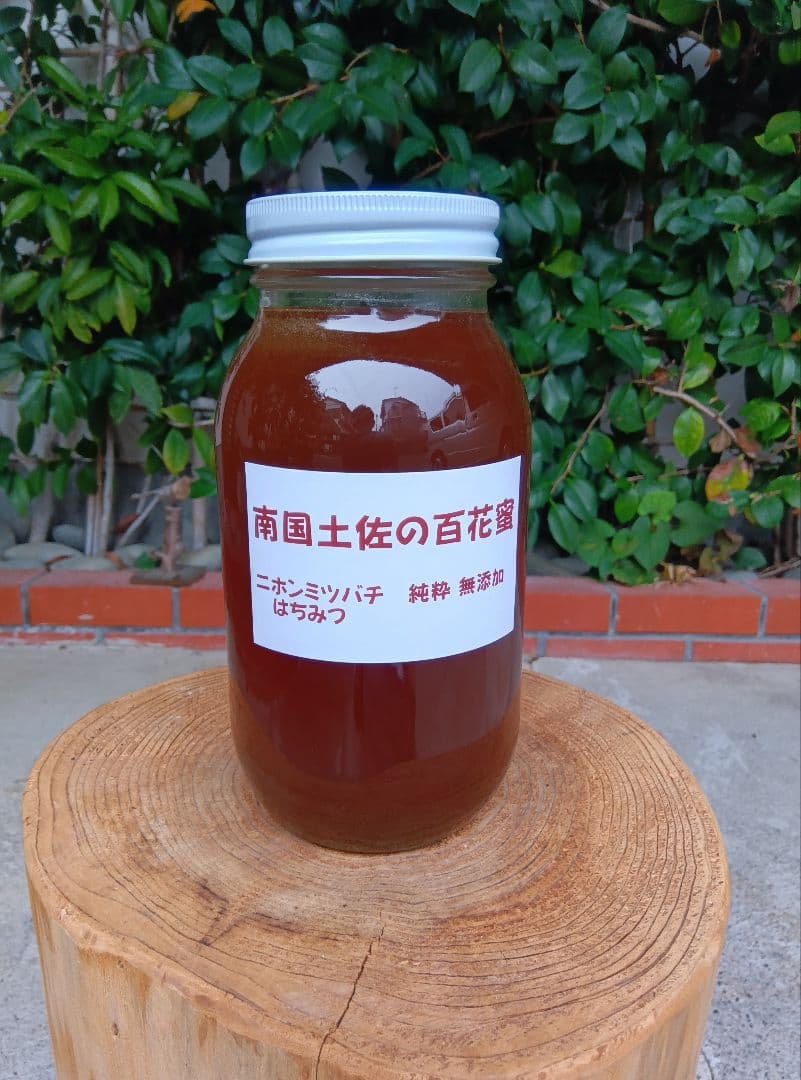 南国土佐の百花蜜　ニホンミツバチ蜂蜜　無添加　無加工　たれ蜜 1200g