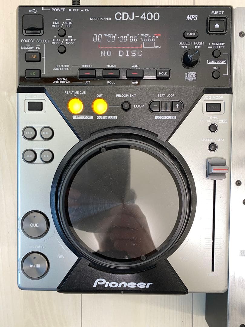 PioneerCDJ-400 (2台)& BehringerDJX700 セット