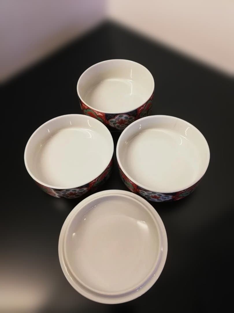 有田焼　龍峯　3段重　重箱（木箱付）