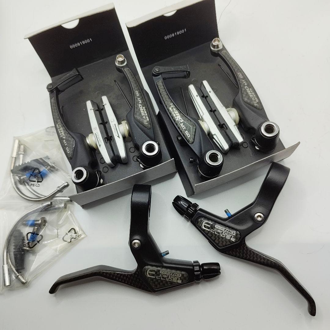 TEKTRO Vブレーキセット Carbon Eclipceレバー MT50