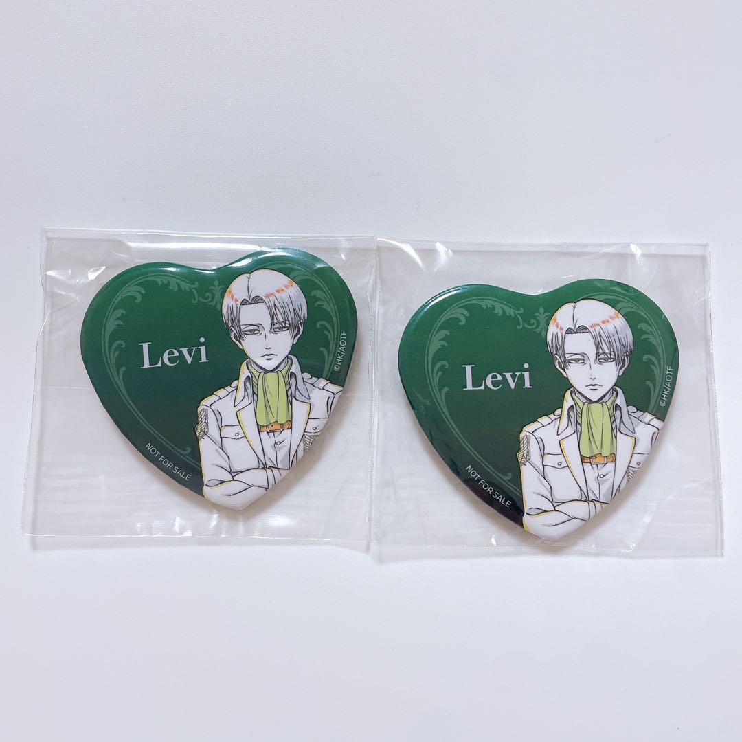 進撃の巨人 TSUTAYA wit 激動 特典 ハート 缶バッジ リヴァイ