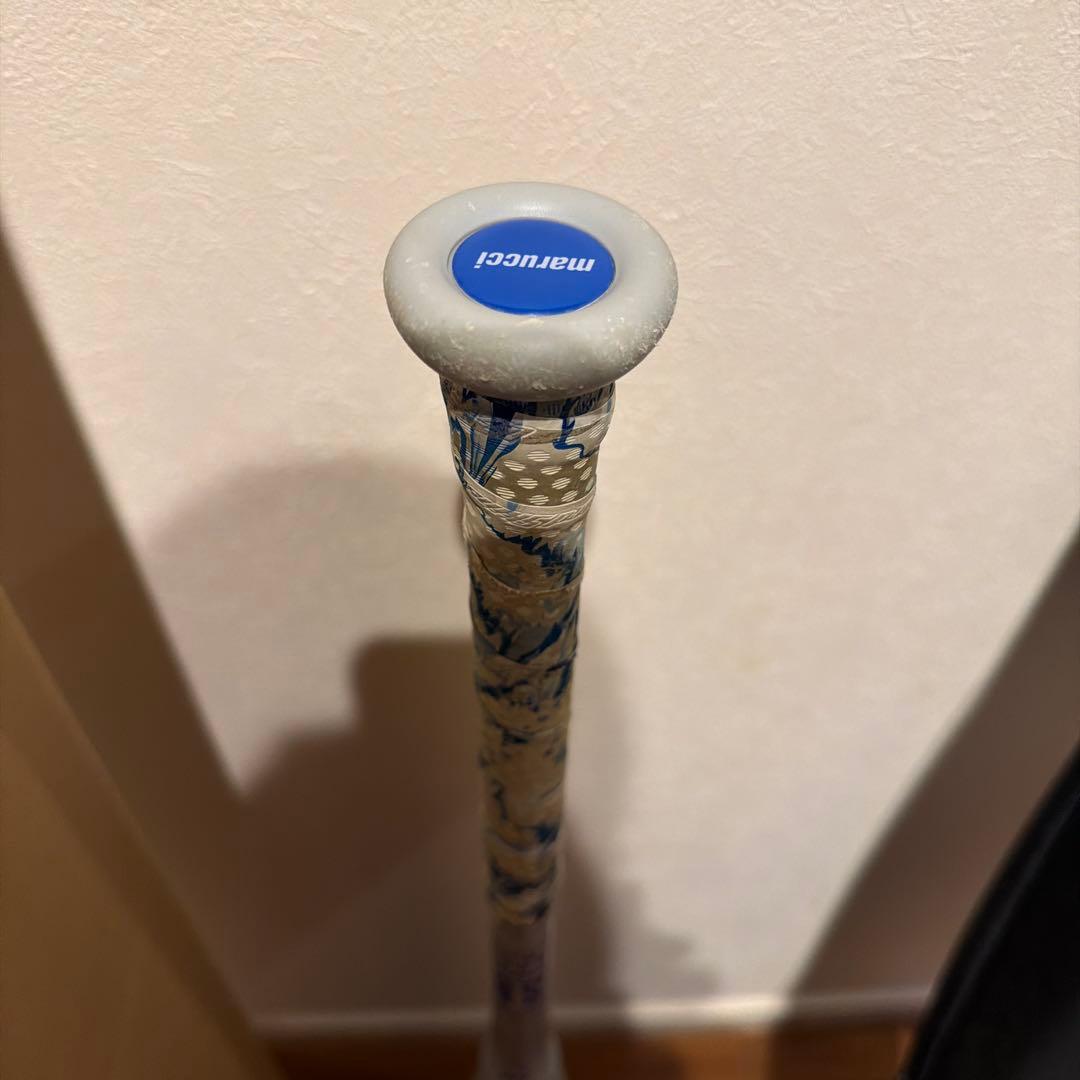 【美品】marucci 青ワニ　軟式バット バットケース付き