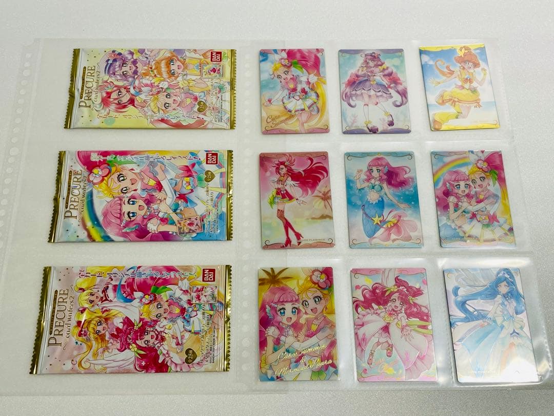 プリキュア　ウエハース　1弾〜11弾　コンプリート　空パッケージ付き