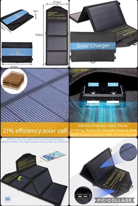 ❤高効率ソーラーパネル3枚搭載❣停電時の電源確保にも大活躍♪❤ソーラーパネル