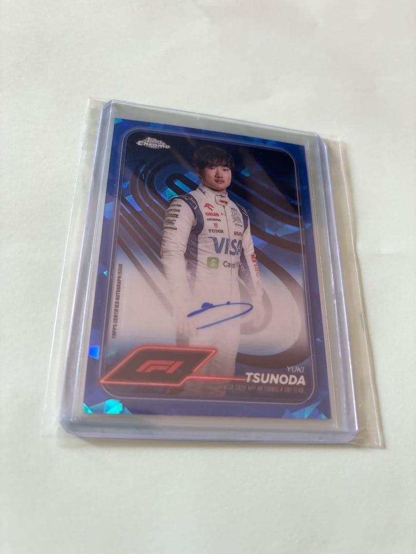 2024 Topps Chrome F1 角田裕毅 直筆 サイン カード