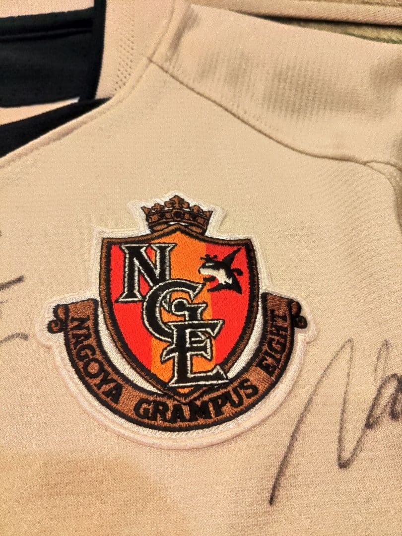 グランパスGKユニフォームマルチサイン入りSAMPLEユニフォーム