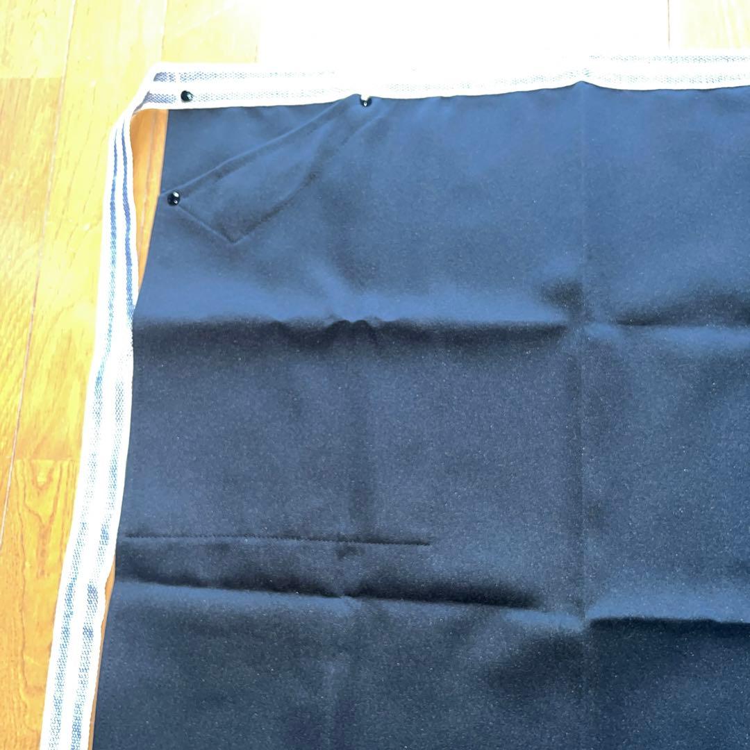 前掛け◆佐川急便◆飛脚屋◆プリント◆黒地に青◆