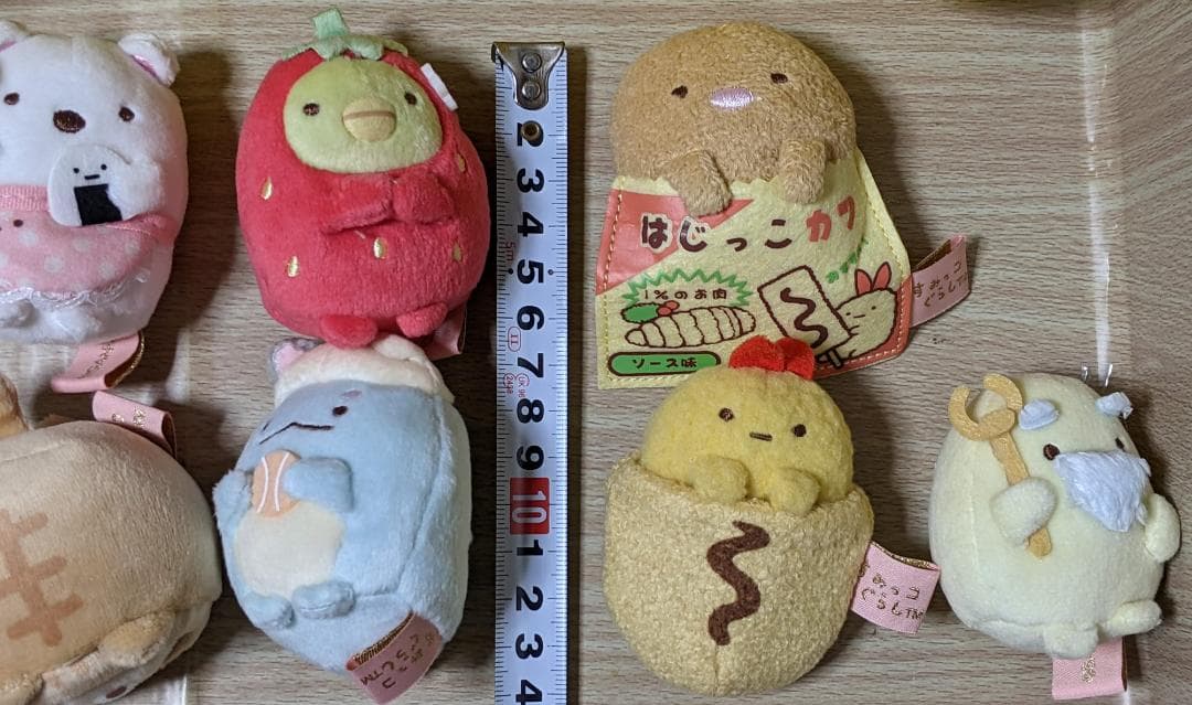 すみっコぐらし　復刻カプセルてのりぬいぐるみ7点