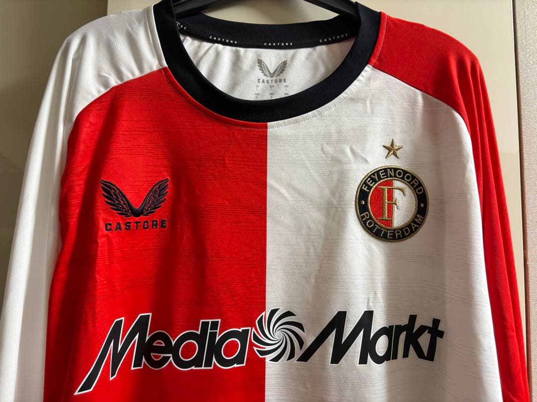 フェイエノールト　公式　ホーム　長袖ユニフォーム 24-25